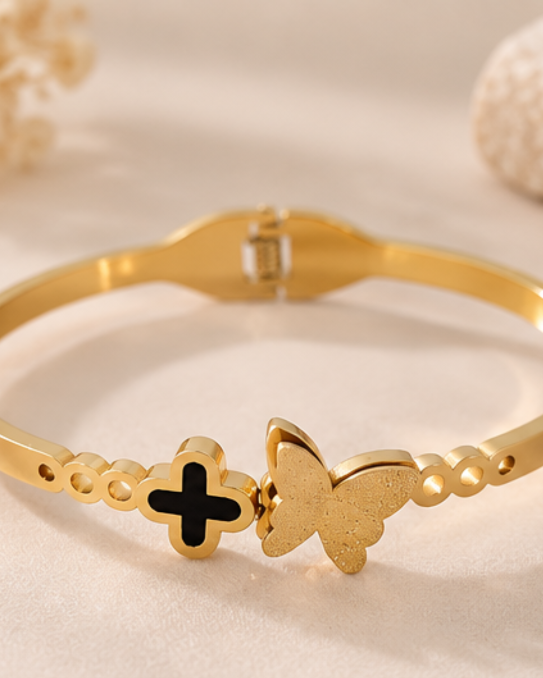 Gold Butterfly Bracelet for Women – Anti-Tarnish