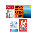 Marketing & Sales Books 5-Book Collection Set – The Psychology of Selling, This Is Marketing, Blue Ocean Strategy & More | Business Bestseller Bundle